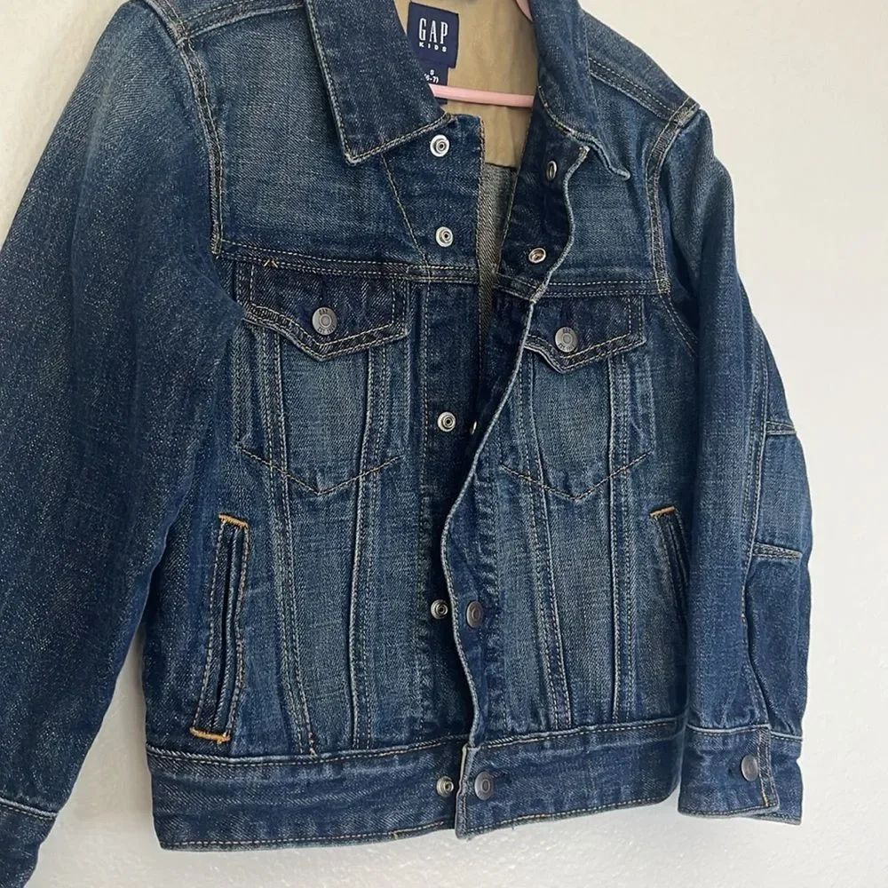 Gap Kids Girl Denim Jean Jacket Sz S(6-7)